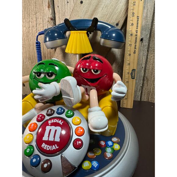 Mars M&M’s Telephone Vintage Corded Desk Phone Working Open Box Red & Green - Picture 6 of 15
